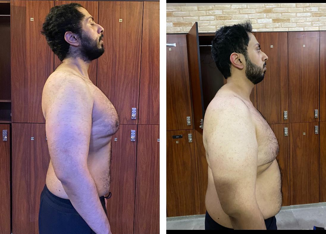 Full body transformation over 12 weeks